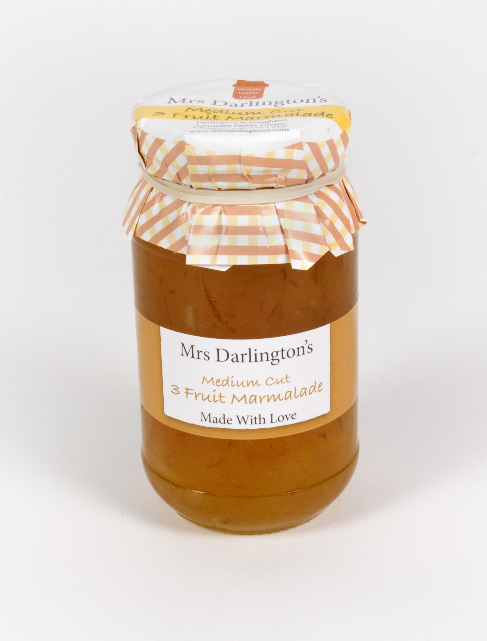 Delitrade MRS DARLINGTON's Drei Frucht Marmelade 340g aus Zitrusfrüchten
